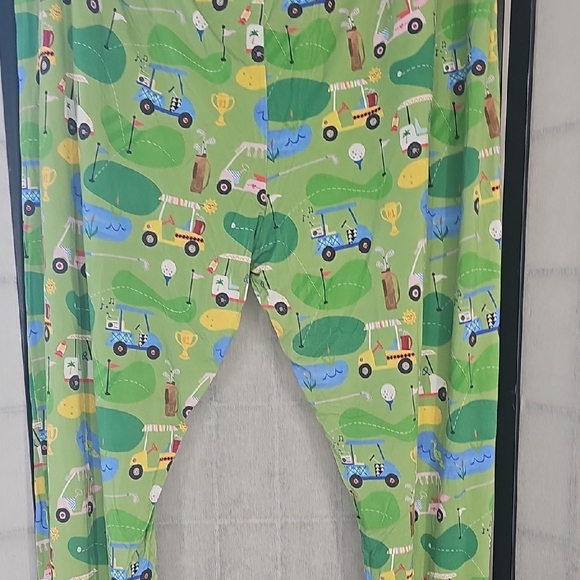 Little Sleepies Green Tractor Pajama Pants Size XXL - Picture 10 of 12